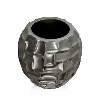 ADM - 'Vase de table mosaïque' - Couleur anthracite - 30 x Ø30 cm 5