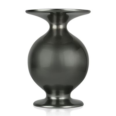 ADM - 'Vase ventru en pot' - Couleur anthracite - 69 x Ø48 cm