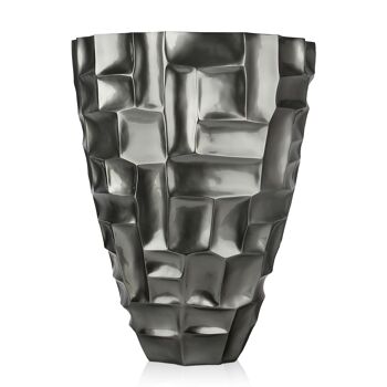ADM - Porte-fleurs 'Floor mosaic vase' - Couleur anthracite - 70 x Ø55 cm 5
