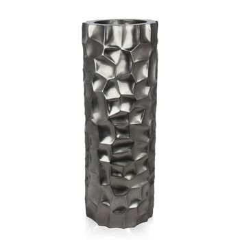 ADM - 'Vase mosaïque colonne' - Couleur anthracite - 90 x Ø33 cm 5