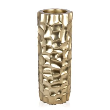 ADM - 'Vase mosaïque colonne' - Couleur or - 90 x Ø33 cm 4