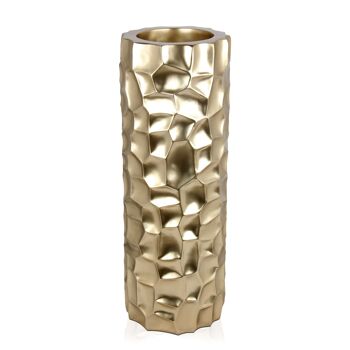 ADM - 'Vase mosaïque colonne' - Couleur or - 90 x Ø33 cm 2