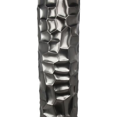 ADM - 'Vase mosaïque colonne' - Couleur anthracite - 133 x Ø30 cm