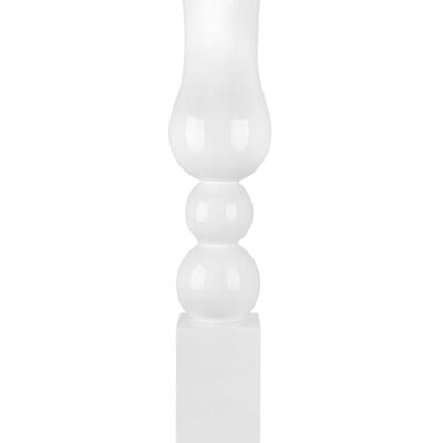 ADM - 'Flut floor vase' Blumenhalter - Weiße Farbe - 196 x Ø46 cm (Basis: 70 x 25 x 25 cm)
