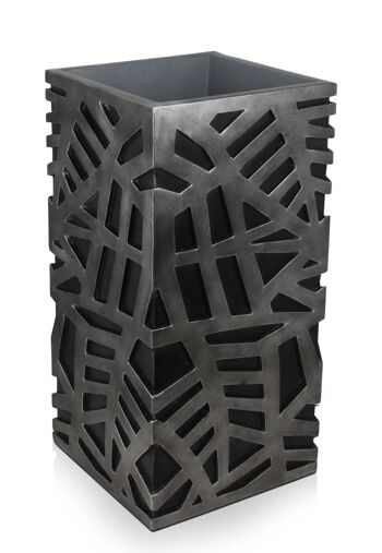 ADM - Porte-fleurs 'Jungle Vase' - Couleur anthracite - 91 x 44 x 44 cm 7