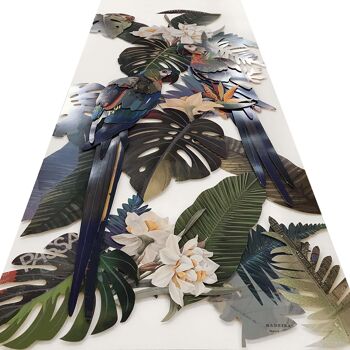 ADM - Photo collage 3D 'Perroquets dans la jungle 2' - Couleur multicolore - 100 x 50 x 3 cm 8