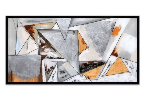 ADM - Dipinto su plexiglass 'Astratto' - Colore Multicolore - 64 x 124 x 4 cm