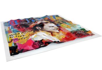 ADM - Tableau 'Hommage à Freddie Mercury' - Couleur multicolore - 80 x 84 x 5 cm 8