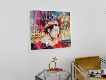 ADM - Tableau 'Hommage à Freddie Mercury' - Couleur multicolore - 80 x 84 x 5 cm 10