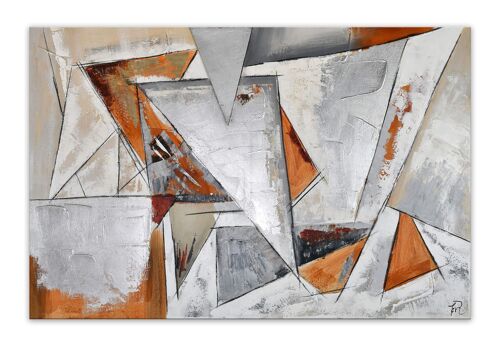 ADM - Dipinto 'Triangoli' - Colore Multicolore - 80 x 120 x 3,5 cm