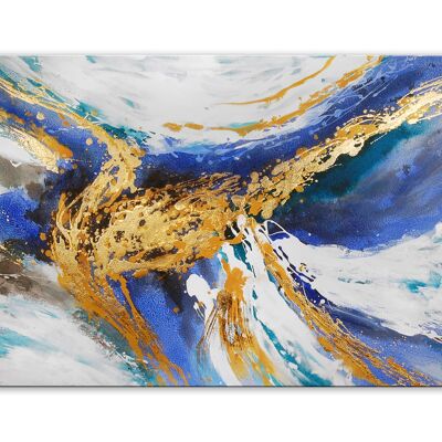 ADM - Dipinto 'Astratto' - Colore Blu - 85 x 150 x 3,5 cm