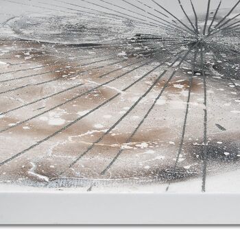 ADM - Tableau 'Abstract Spheres' - Couleur grise - 100 x 100 x 3,5 cm 2