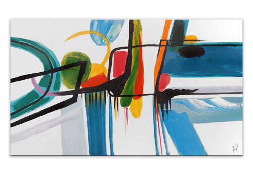 ADM - Dipinto 'Astratto' - Colore Multicolore - 70 x 120 x 3,5 cm