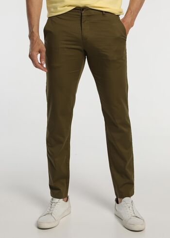 Pantalon BENDORFF pour homme en été 20 | 98% COTON 2% ÉLASTHANNE | Vert - 273