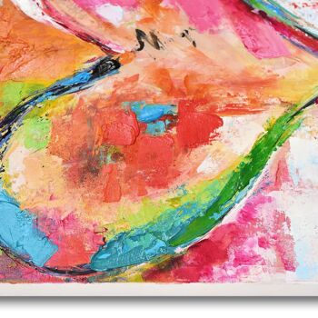ADM - Tableau 'Coeur multicolore' - Couleur multicolore - 80 x 80 x 3,5 cm 5