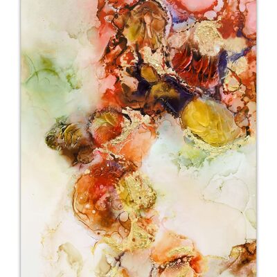 ADM - Affiche 'Abstract' - Couleur Multicolore - 120 x 80 x 3,5 cm
