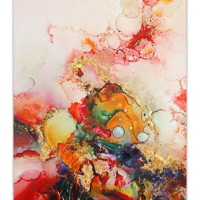 ADM - 'Abstract' Print - Multicolor Color - 120 x 80 x 3,5 cm