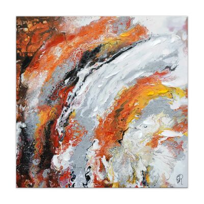 ADM - Tirage 'Abstract Terra Fluid' - Couleur multicolore - 100 x 100 x 3,5 cm