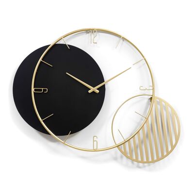 ADM - 'Planets' wall clock - Gold color - 68 x 75 x 5 cm