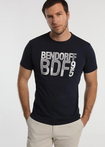 T-shirts BENDORFF pour hommes en été 20 | 100% COTON | Bleu - 268/2