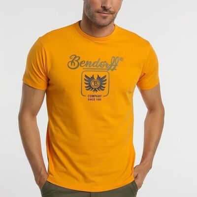 T-shirts BENDORFF pour hommes en été 20 | 100% COTON | Moutarde