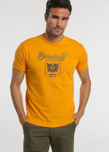 T-shirts BENDORFF pour hommes en été 20 | 100% COTON | Moutarde