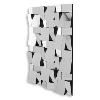 ADM - Miroir design moderne 'Cantilever rectangles' - Mirror Color - 120 x 80 x 6 cm 2