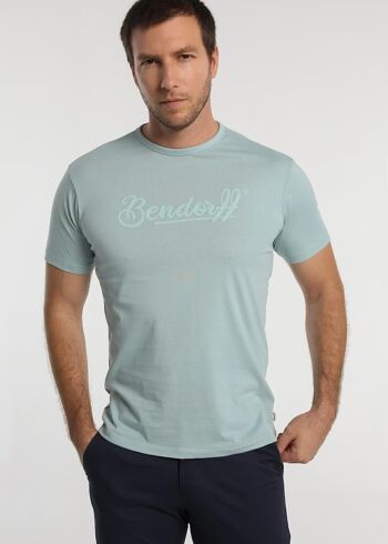 T-shirts BENDORFF pour hommes en été 20 | 100% COTON | Bleu
