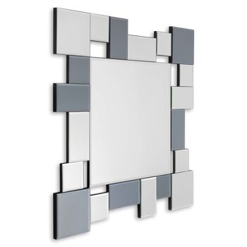 ADM - Miroir design moderne 'Rettangoli' - Miroirs colorés - 80 x 80 x 2 cm 2