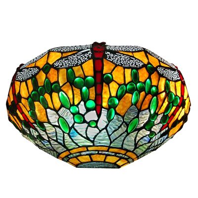 ADM - Wall lamp 'Applique dragonfly' - Orange color - 18 x 35.5 x 18 cm