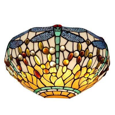 ADM - 'Applique dragonfly' wall lamp - Yellow color - 18 x 35.5 x 18 cm
