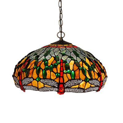 ADM - Lámpara de araña 'Dragonfly chandelier' - Color naranja - 90 x Ø41 cm