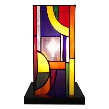 ADM - Lampe de chevet 'Abat-Jour Kandinsky colonne' - Multicolore - 30 x 18 x 18 cm 7