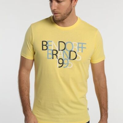 BENDORFF T-shirts for Mens in Summer 20 | 90% COTTON 10% VISCOSE | Yellow