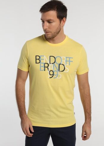 T-shirts BENDORFF pour hommes en été 20 | 90% COTON 10% VISCOSE | Jaune