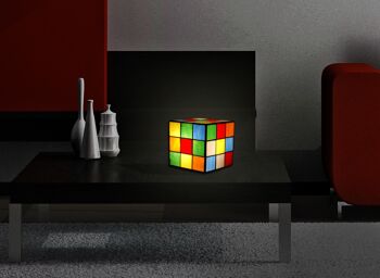 ADM - Lampe de chevet 'Abat-Jour cube Rubik' - Multicolore - 15 x 15 x 15 cm 7