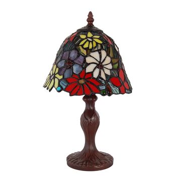 ADM - Lampe de chevet 'Abat-Jour Floral' - Couleur multicolore - 35 x Ø22 cm 7