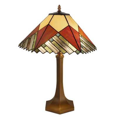 ADM - Lampada da tavolo 'Lampada Mission geometrica' - Colore Giallo - 56 x Ø40 cm
