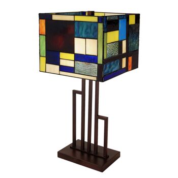 ADM - Lampe à poser 'Lampe multicolore paysage' - Couleur multicolore - 60 x 28 x 28 cm 6
