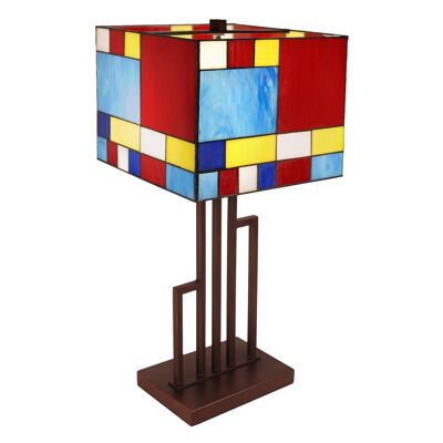 ADM - Lámpara de sobremesa 'Mondrian Lamp' - Multicolor - 62 x 28 x 28 cm