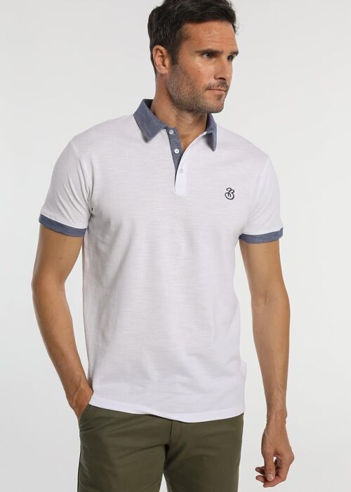 BENDORFF Poles for Mens in Summer 20 | 100% COTTON | White - 201/6