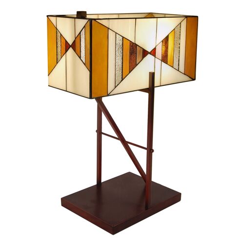 ADM - Lampada da tavolo 'Lampada Rays' - Colore Giallo - 62 x 41 x 24 cm