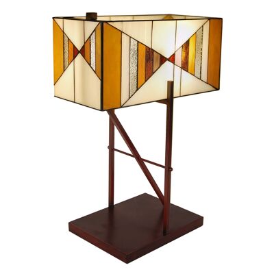 ADM - Lampada da tavolo 'Lampada Rays' - Colore Giallo - 62 x 41 x 24 cm