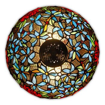 ADM - Lampe à poser 'Floral lamp' - Couleur rouge - 60 x Ø37 cm 6