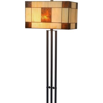 ADM - Lampada da terra 'Piantana Square Composition' - Colore Giallo - 160 x 44 x 26 cm
