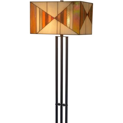 ADM - Lampada da terra 'Piantana Rays' - Colore Giallo - 160 x 44 x 26 cm
