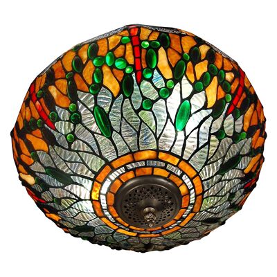 ADM - 'Lámpara de techo Libélula' - Color Naranja - 27 x Ø41 cm