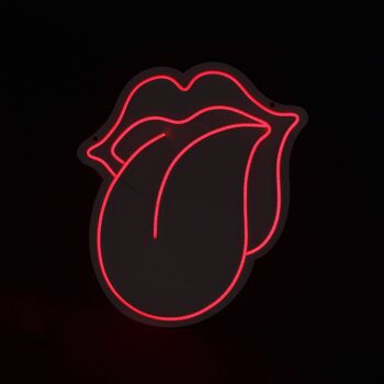 ADM - Panneaux led 'Rolling Stones' - Couleur rouge - 50 x 45 x 2 cm 5