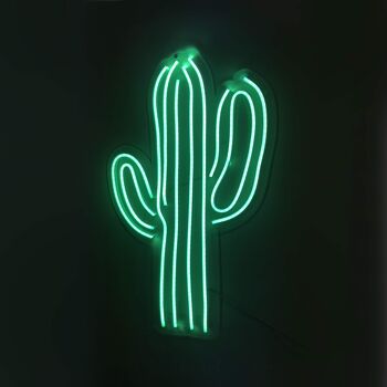 ADM - Panneaux led 'Cactus' - Couleur verte - 60 x 36 x 2 cm 8