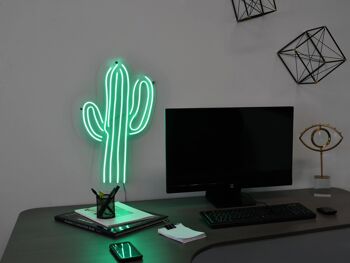 ADM - Panneaux led 'Cactus' - Couleur verte - 60 x 36 x 2 cm 9